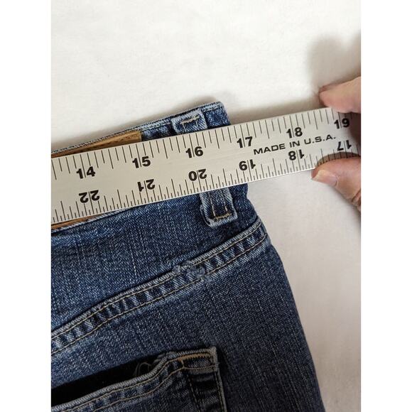 Tommy Hilfiger Distressed Denim ShortsRaw Hem Blue W 34" Rise 11"Ins3" - Picture 2 of 6